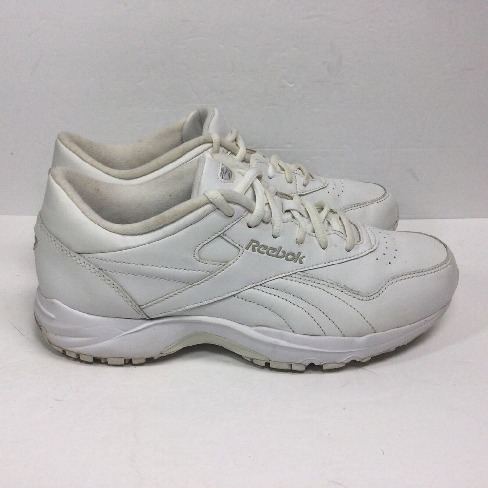 Reebok Womens DMX 11-111840 White Walking Nursing Shoes Sneakers Size 9 D